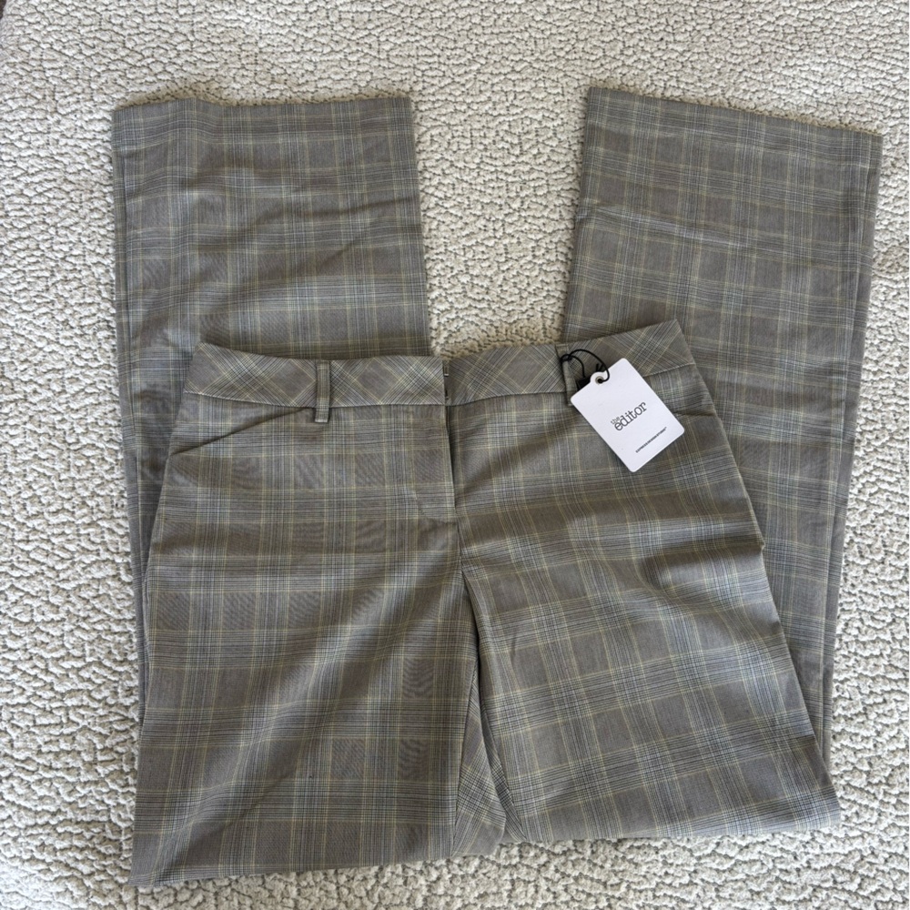 The Editor Strip Formal Grey Pant